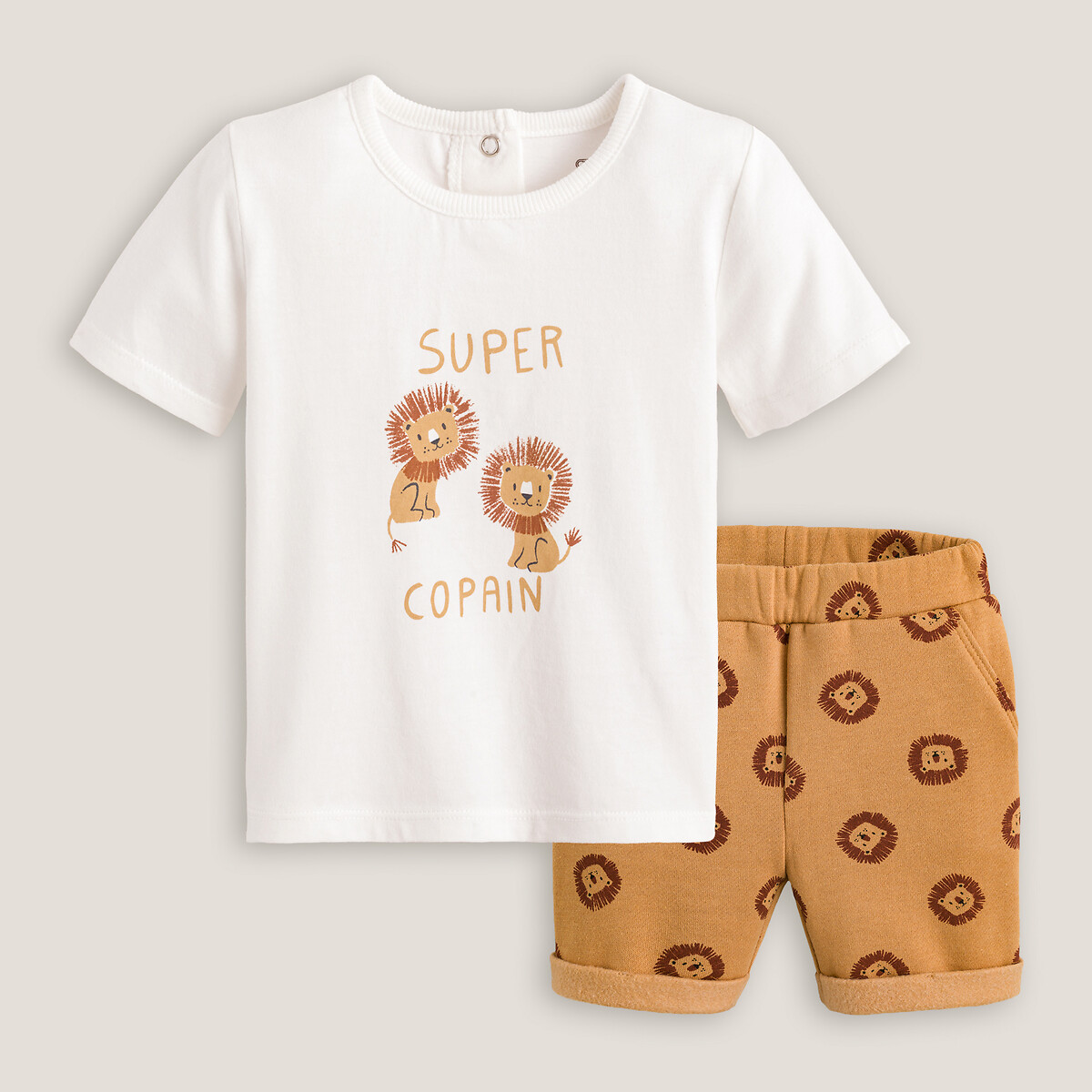 2-teiliges Set aus T-Shirt und Shorts von LA REDOUTE COLLECTIONS