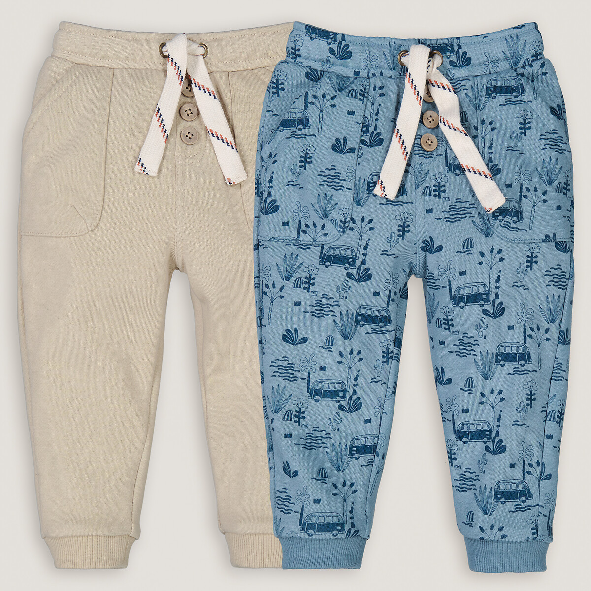 2er-Pack Joggpants aus Sweatware von LA REDOUTE COLLECTIONS