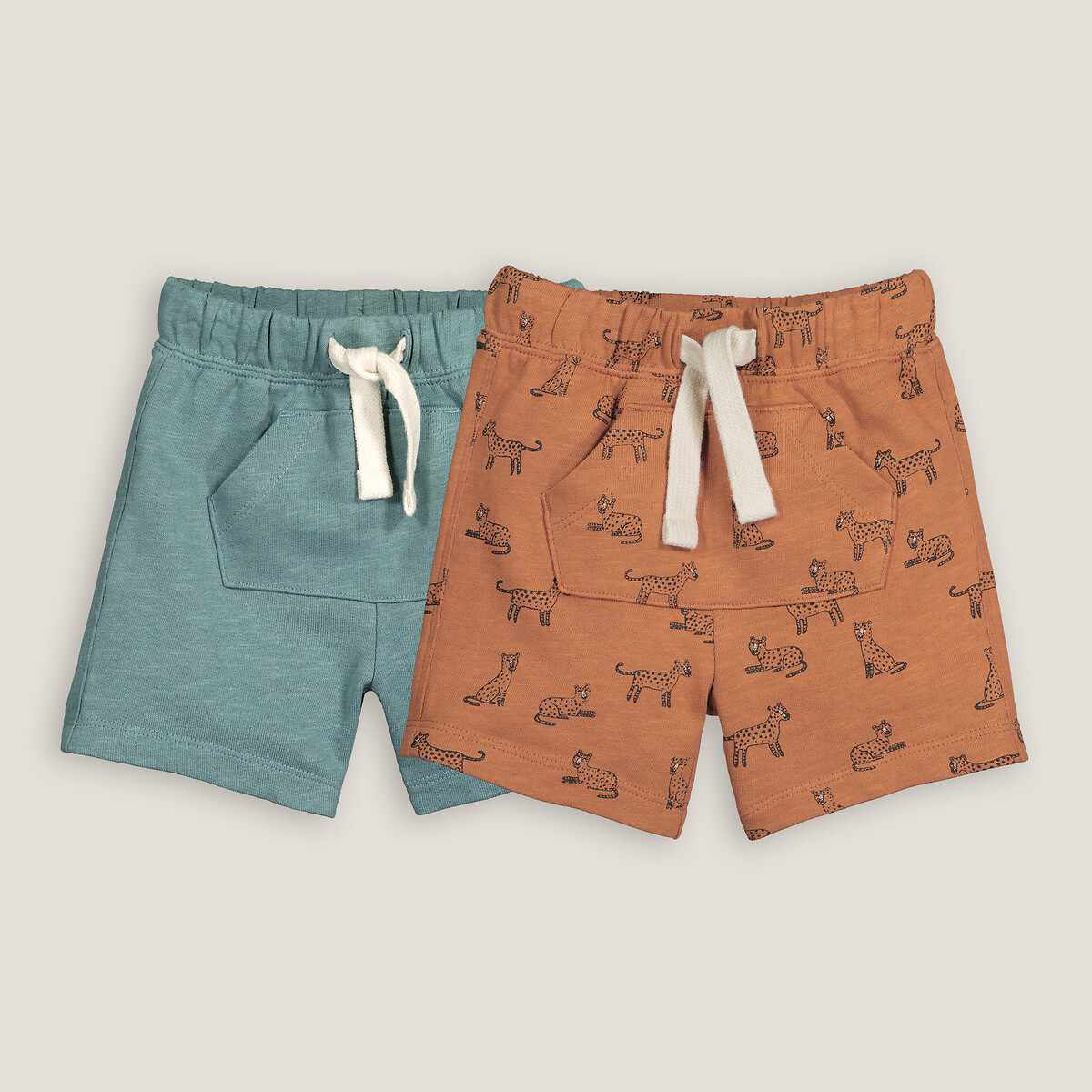 2er-Pack Shorts aus Sweatware von LA REDOUTE COLLECTIONS