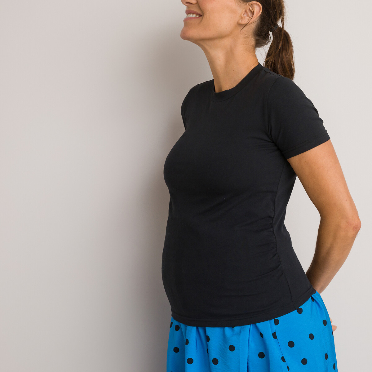 2er-Pack T-Shirts für die Schwangerschaft, Bio-Baumwolle von LA REDOUTE COLLECTIONS