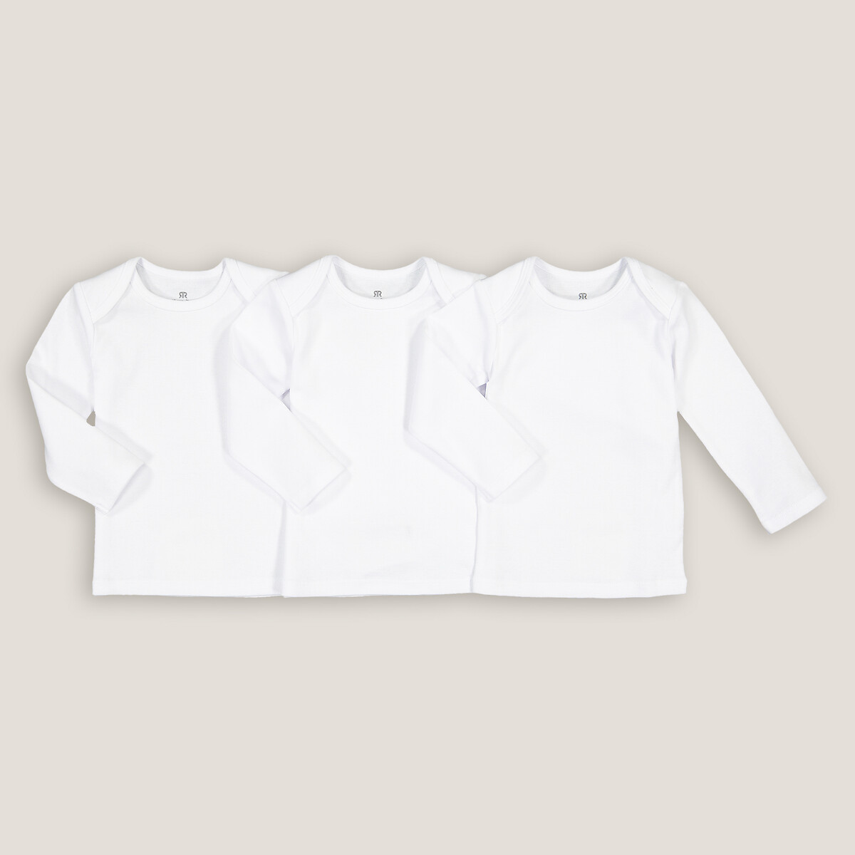 3er-Pack Unterhemden aus Bio-Baumwolle von LA REDOUTE COLLECTIONS