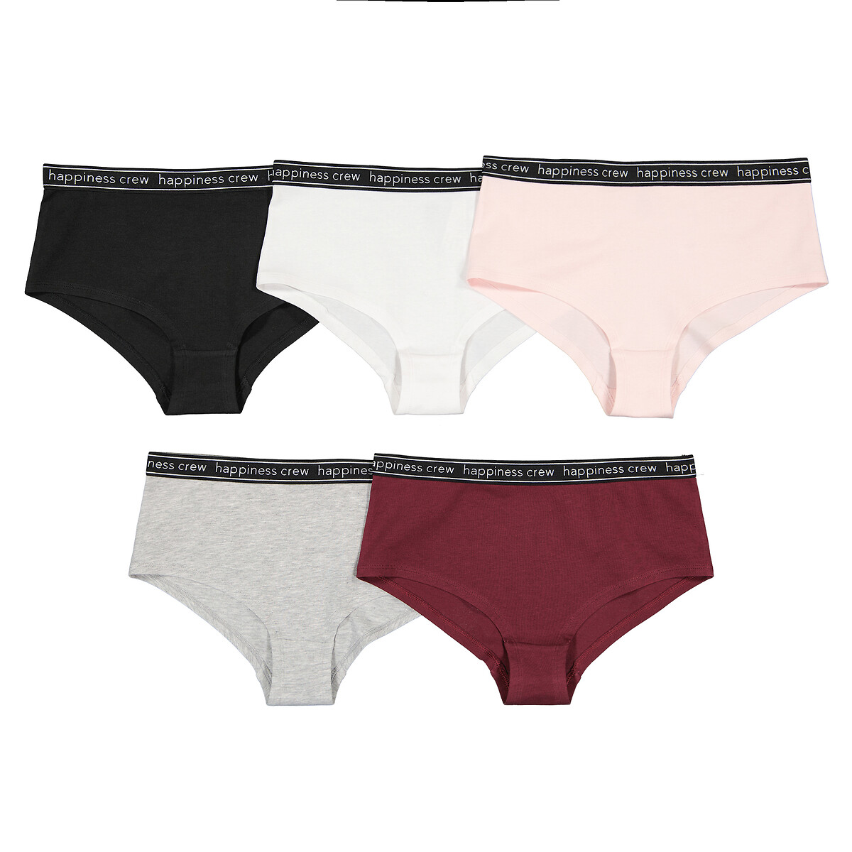 5er-Pack Shortys, Baumwolle von LA REDOUTE COLLECTIONS