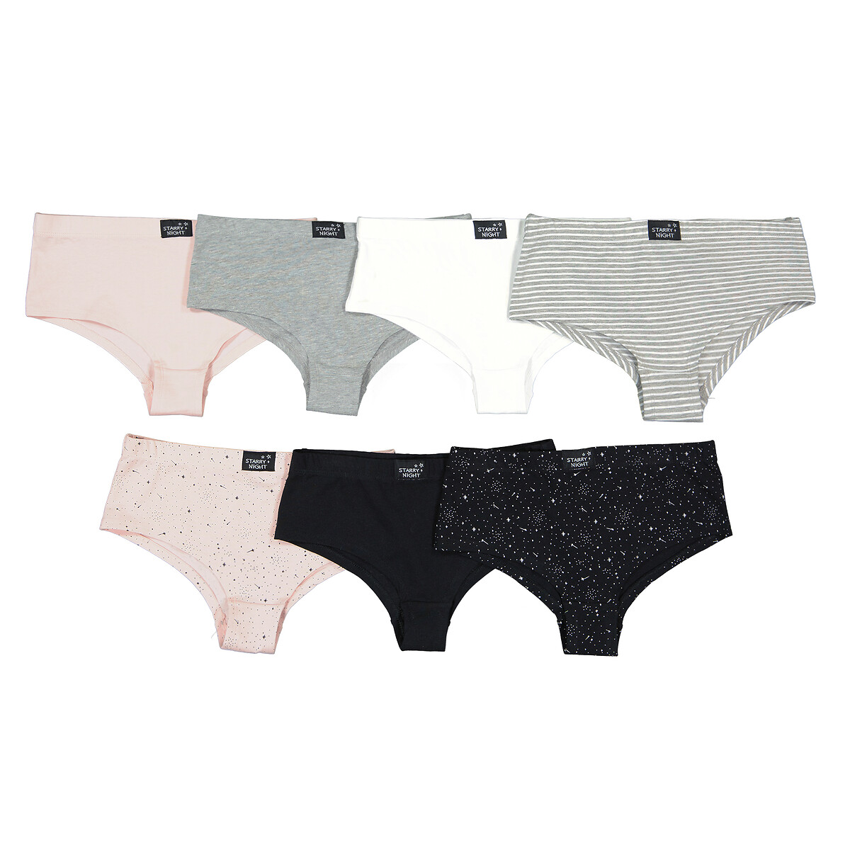 7er-Pack Shortys, Baumwolle von LA REDOUTE COLLECTIONS