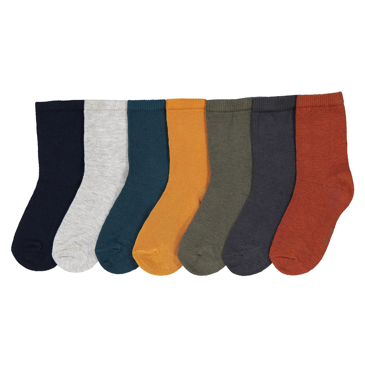 7er-Pack Socken, uni von LA REDOUTE COLLECTIONS