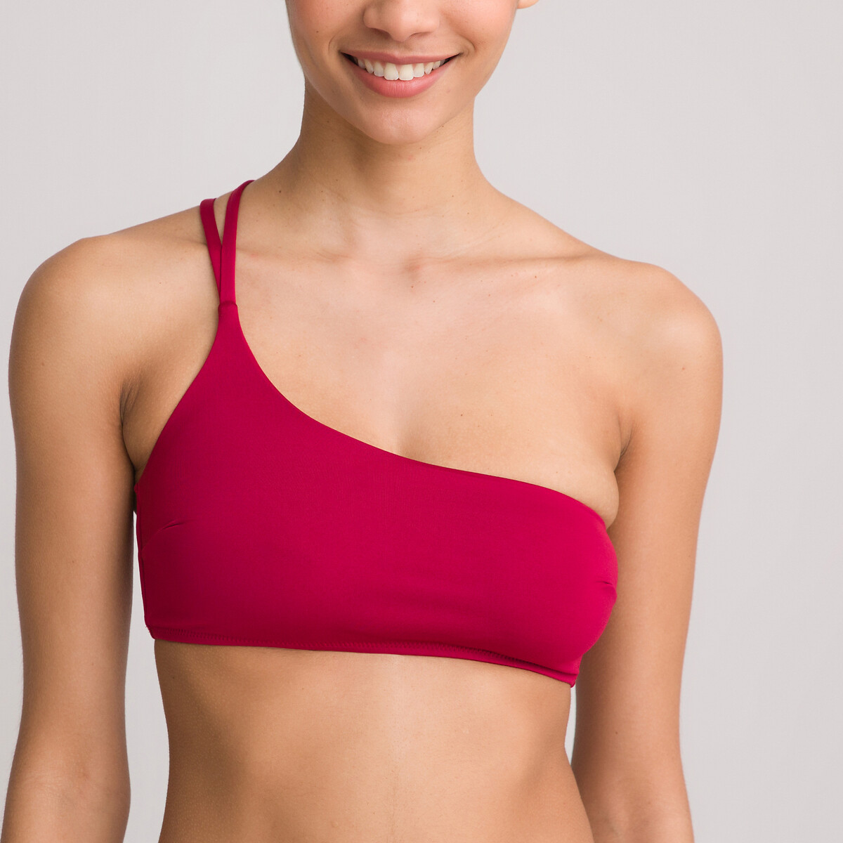 Asymmetrisches Bikini-Oberteil, Bustier-Form von LA REDOUTE COLLECTIONS