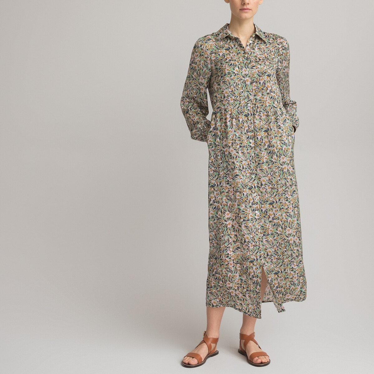 Ausgestelltes Kleid mit Printmuster, hergestellt in Europa von LA REDOUTE COLLECTIONS