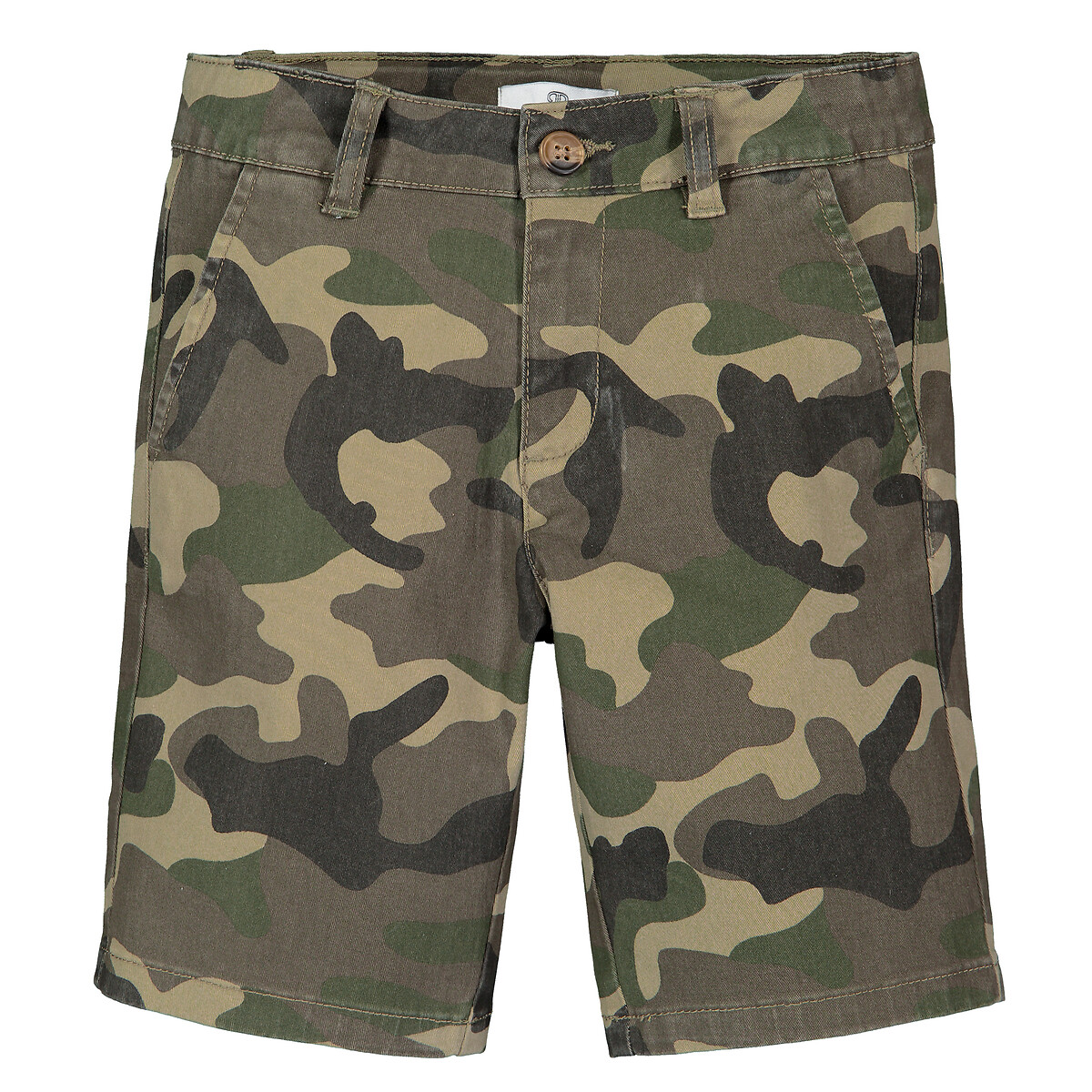 Bermudas. Chino-Form mit Camouflage-Muster von LA REDOUTE COLLECTIONS