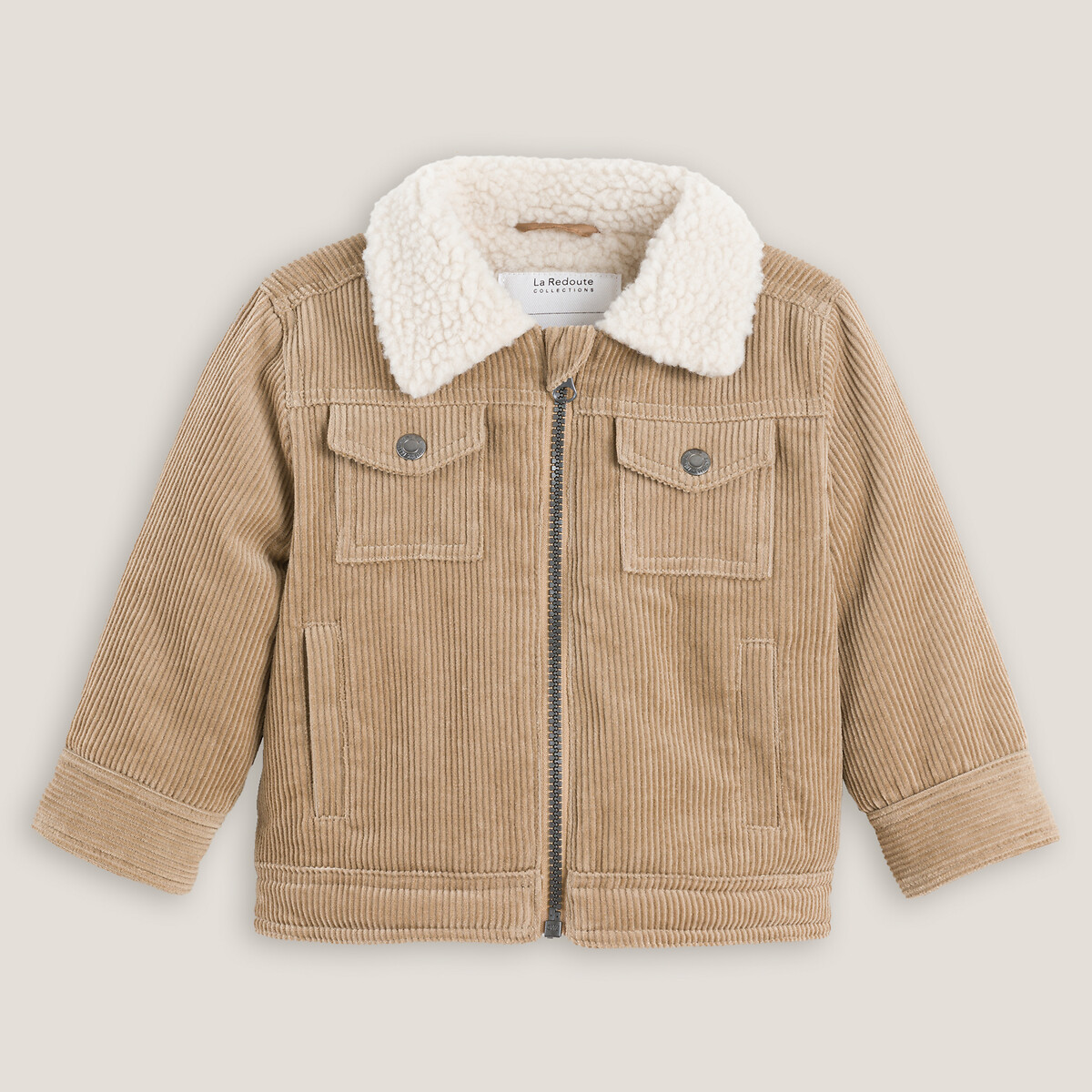 Cordjacke mit Teddyfleece-Futter von LA REDOUTE COLLECTIONS