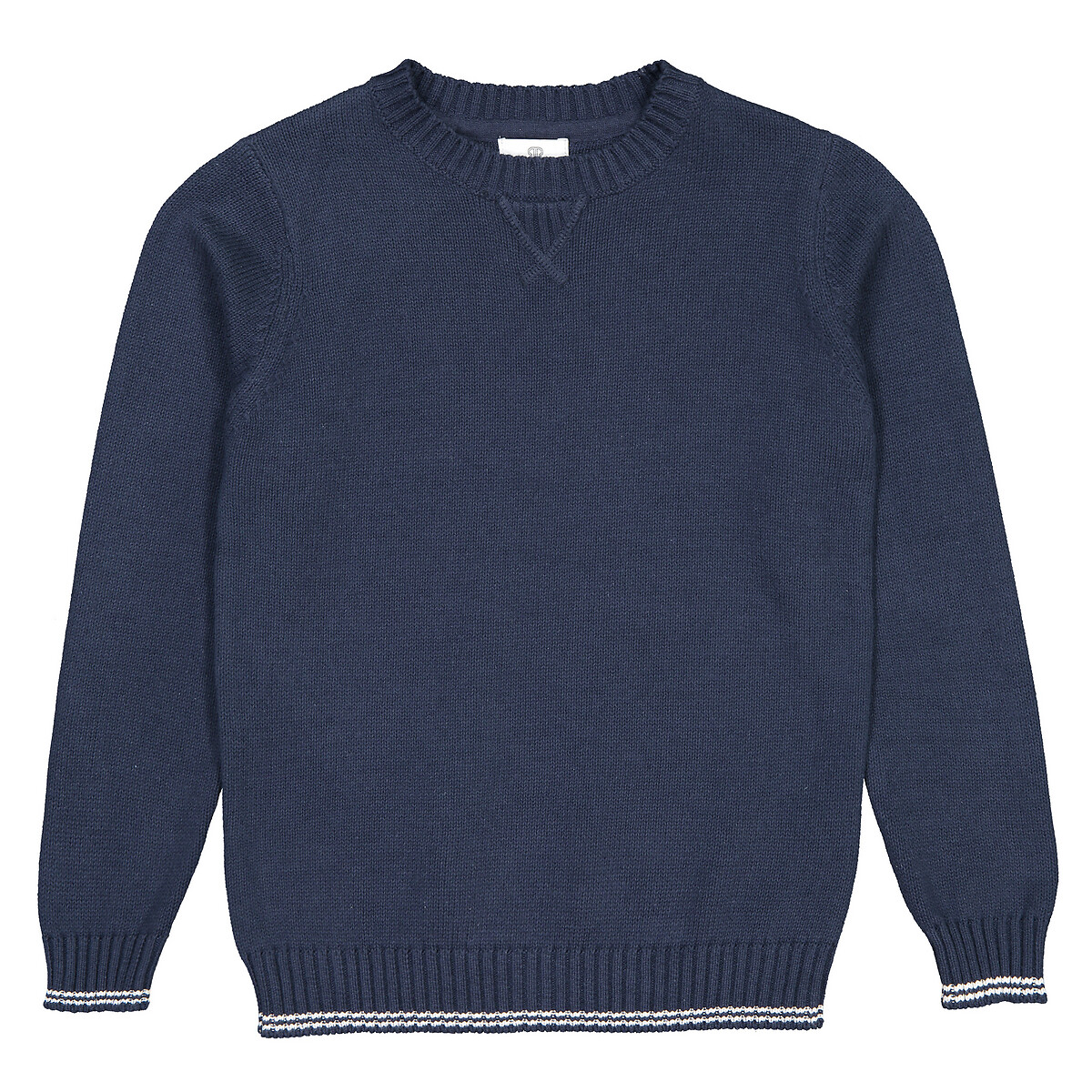 Pullover mit rundem Ausschnitt, Feinstrick von LA REDOUTE COLLECTIONS