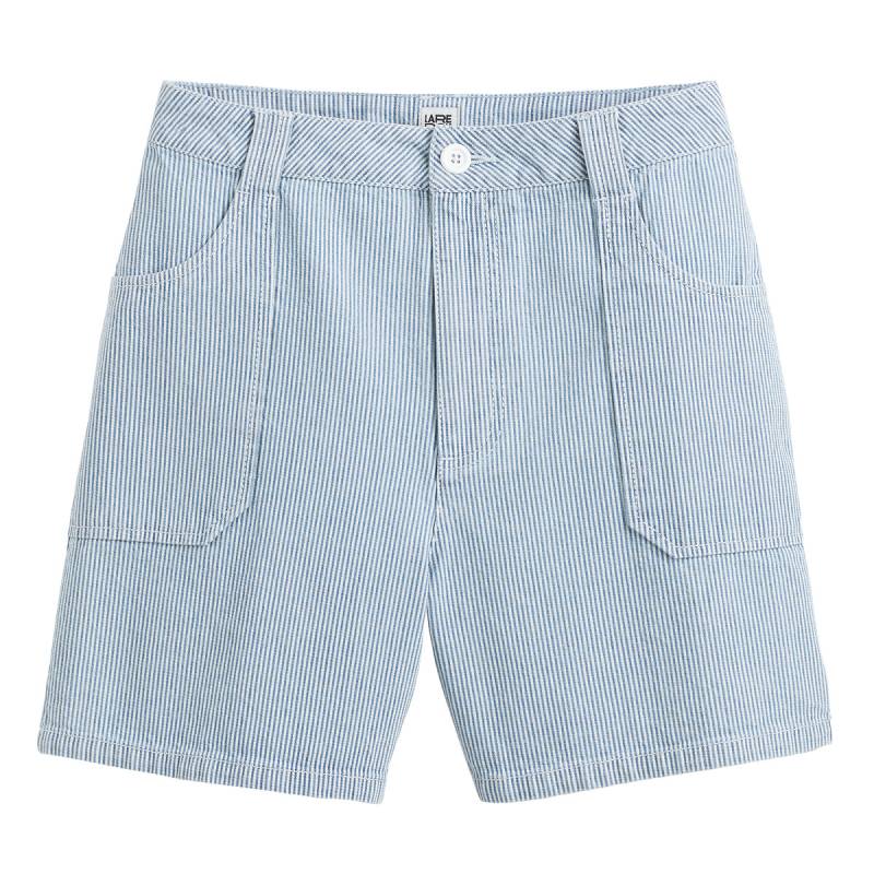 Gestreifte Jeans-Shorts von LA REDOUTE COLLECTIONS