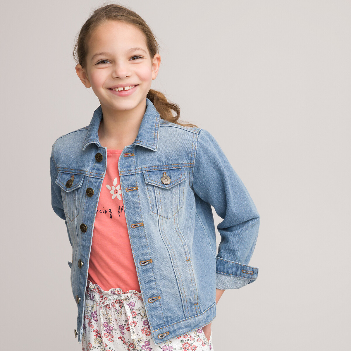 Jeansjacke mit Knopfverschluss von LA REDOUTE COLLECTIONS