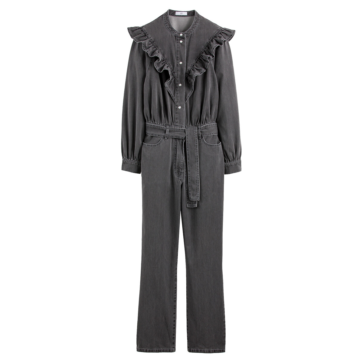 Langärmeliger Jumpsuit mit rundem Ausschnitt von LA REDOUTE COLLECTIONS