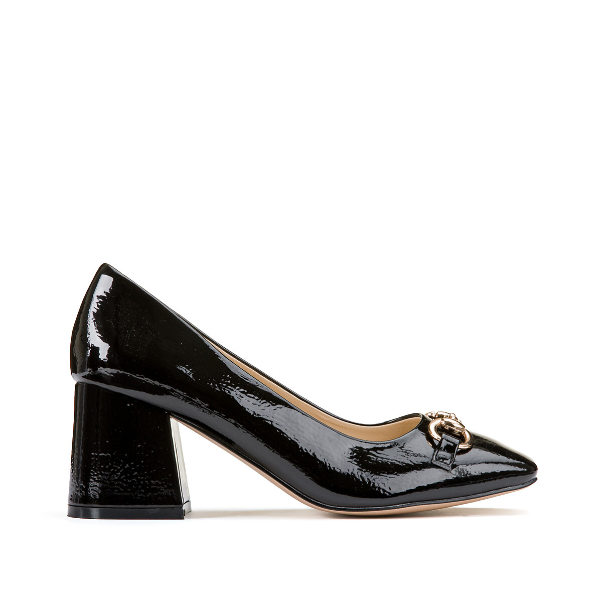 Pumps mit Morsetti, Lackleder-Optik von LA REDOUTE COLLECTIONS