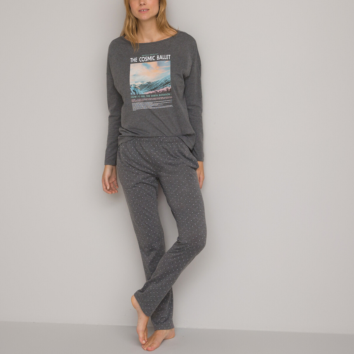 Pyjama, Fotoprint-Motiv vorne von LA REDOUTE COLLECTIONS