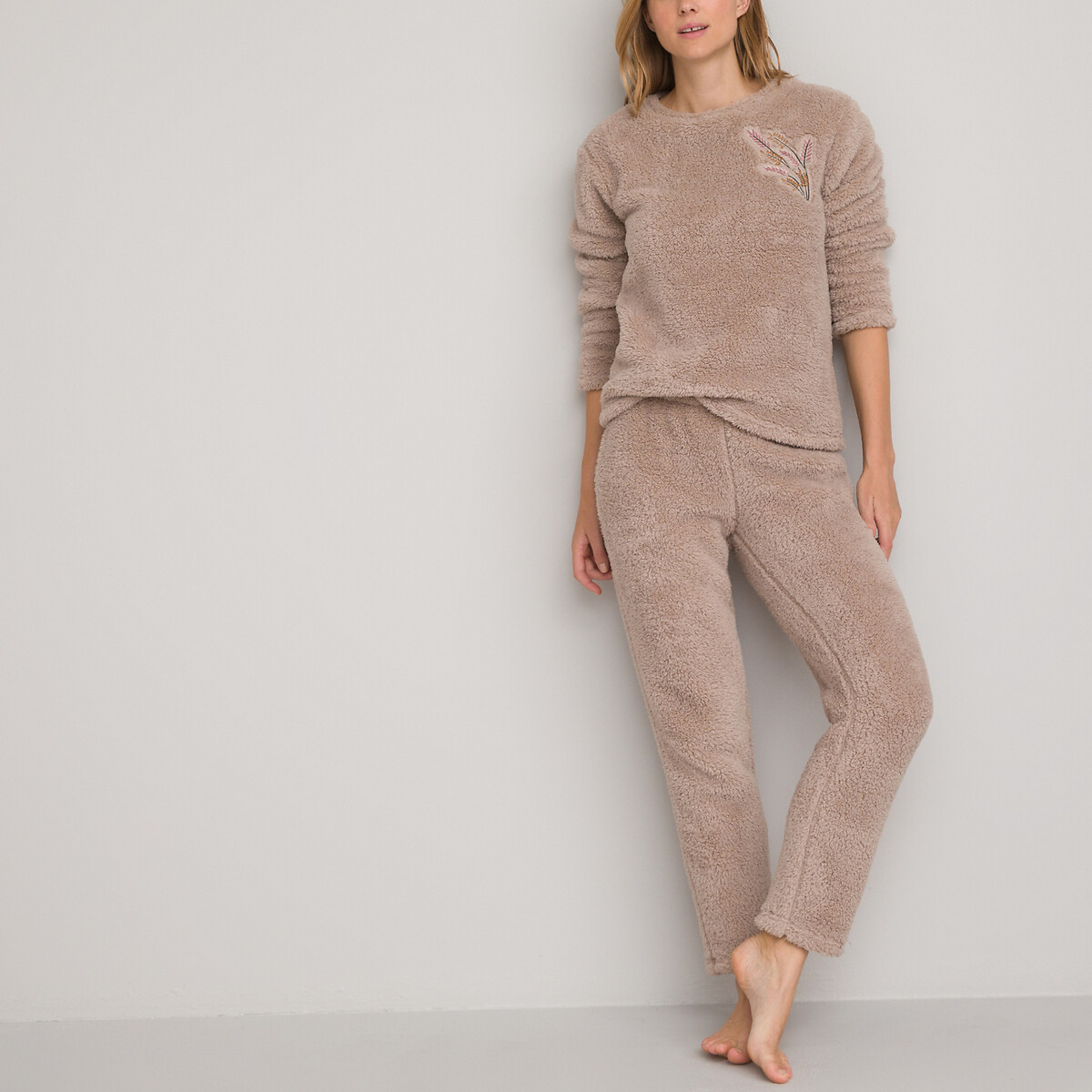 Pyjama aus Teddyfleece von LA REDOUTE COLLECTIONS