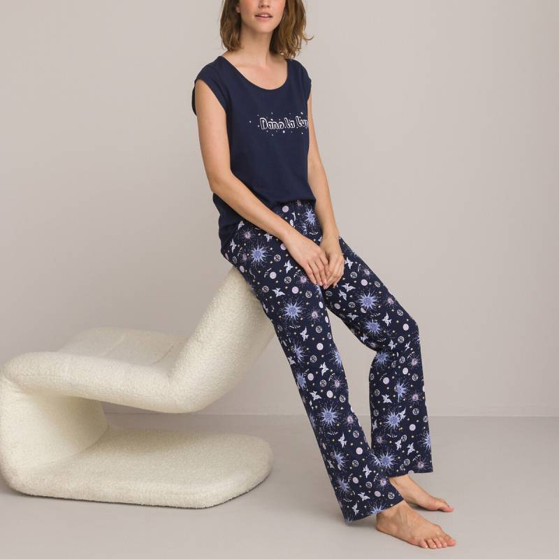 Pyjama, kurze Ärmel, reine Baumwolle von LA REDOUTE COLLECTIONS
