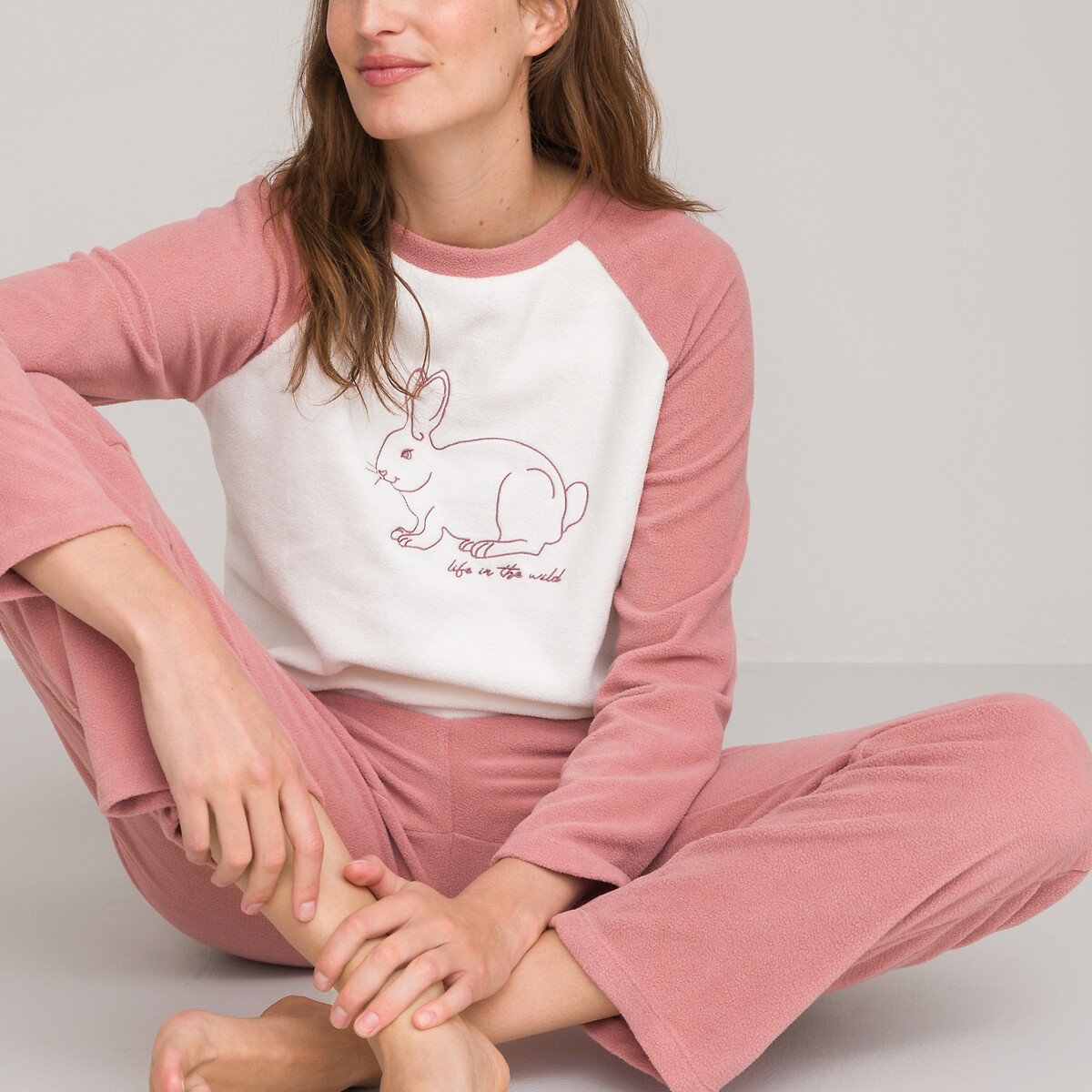 Pyjama aus Mikro-Fleece von LA REDOUTE COLLECTIONS