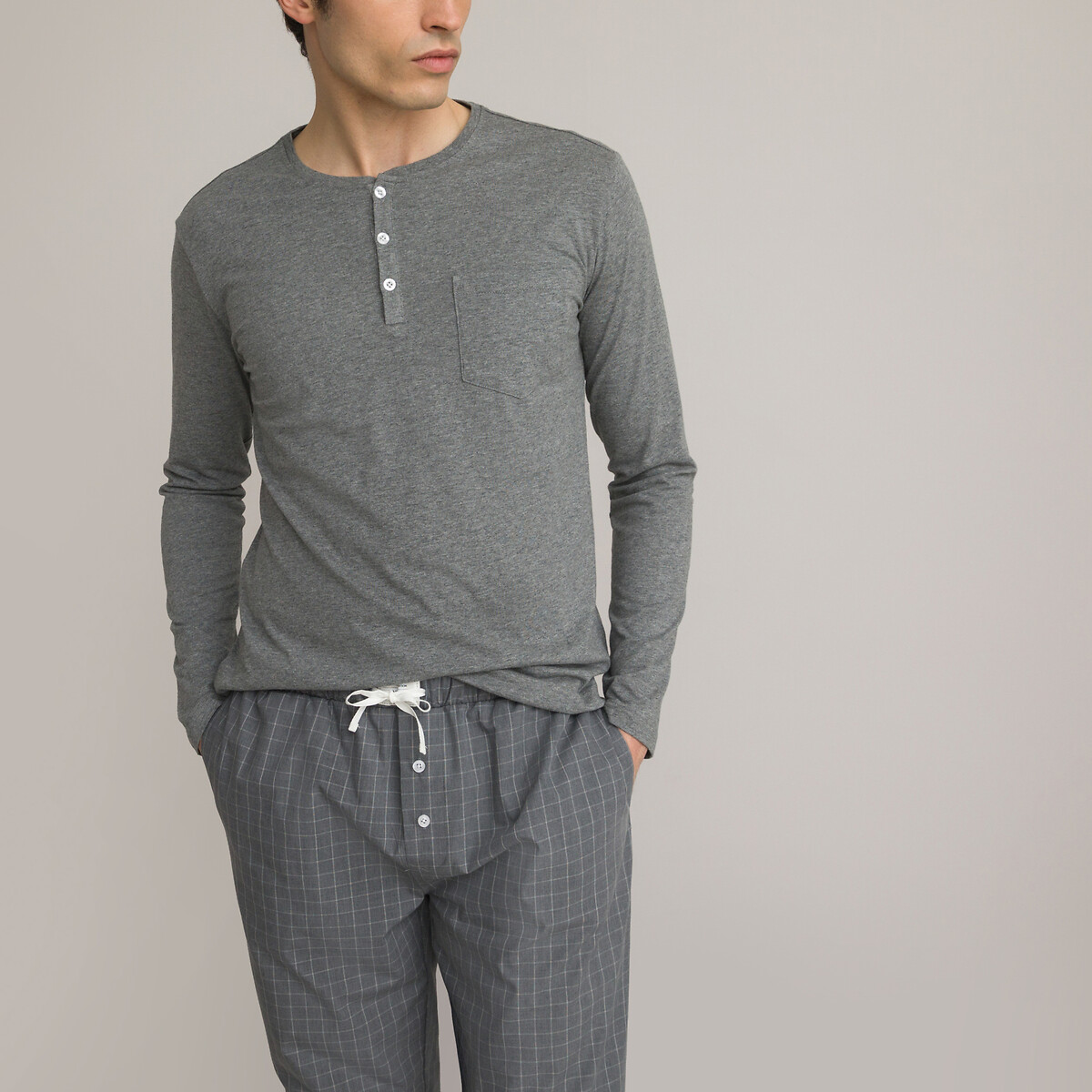 Pyjama, Oberteil in Shirtform von LA REDOUTE COLLECTIONS