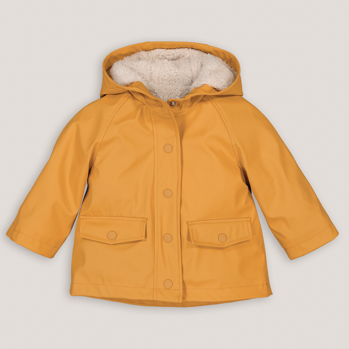 Regenjacke mit Kapuze und Teddyfleecefutter von LA REDOUTE COLLECTIONS