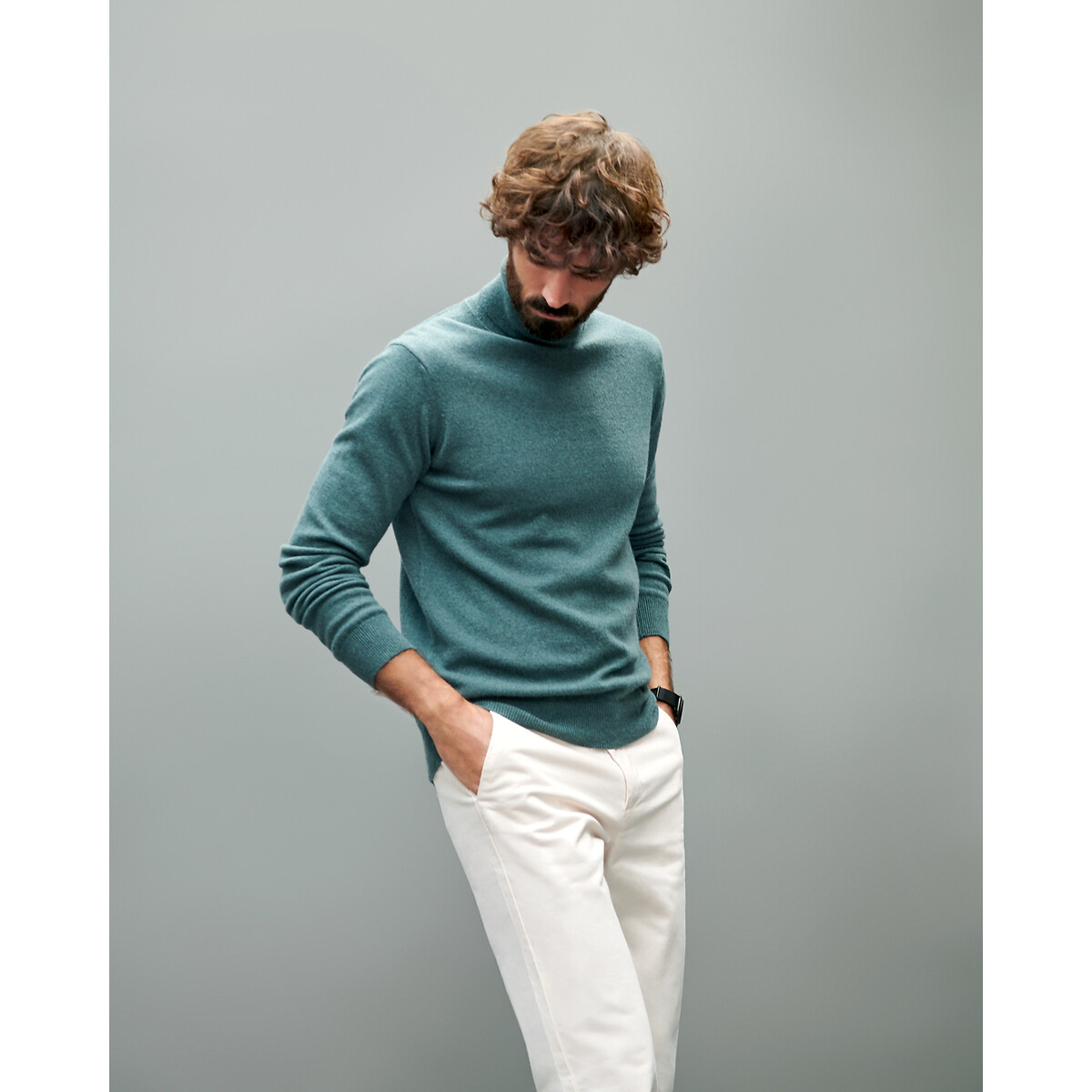 Rollkragenpullover aus Kaschmir, made in Europe von LA REDOUTE COLLECTIONS