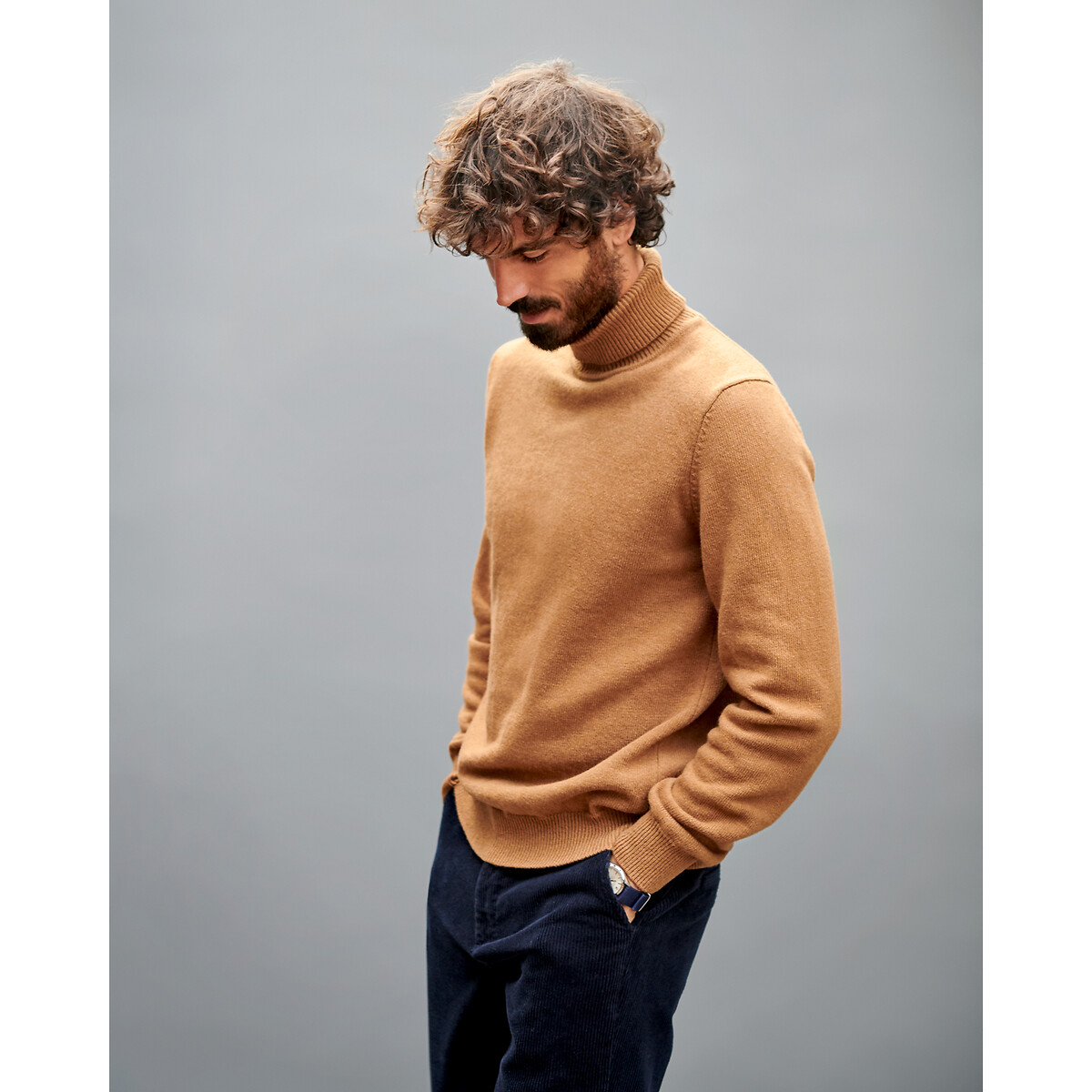 Rollkragenpullover Signature aus Lambswool von LA REDOUTE COLLECTIONS