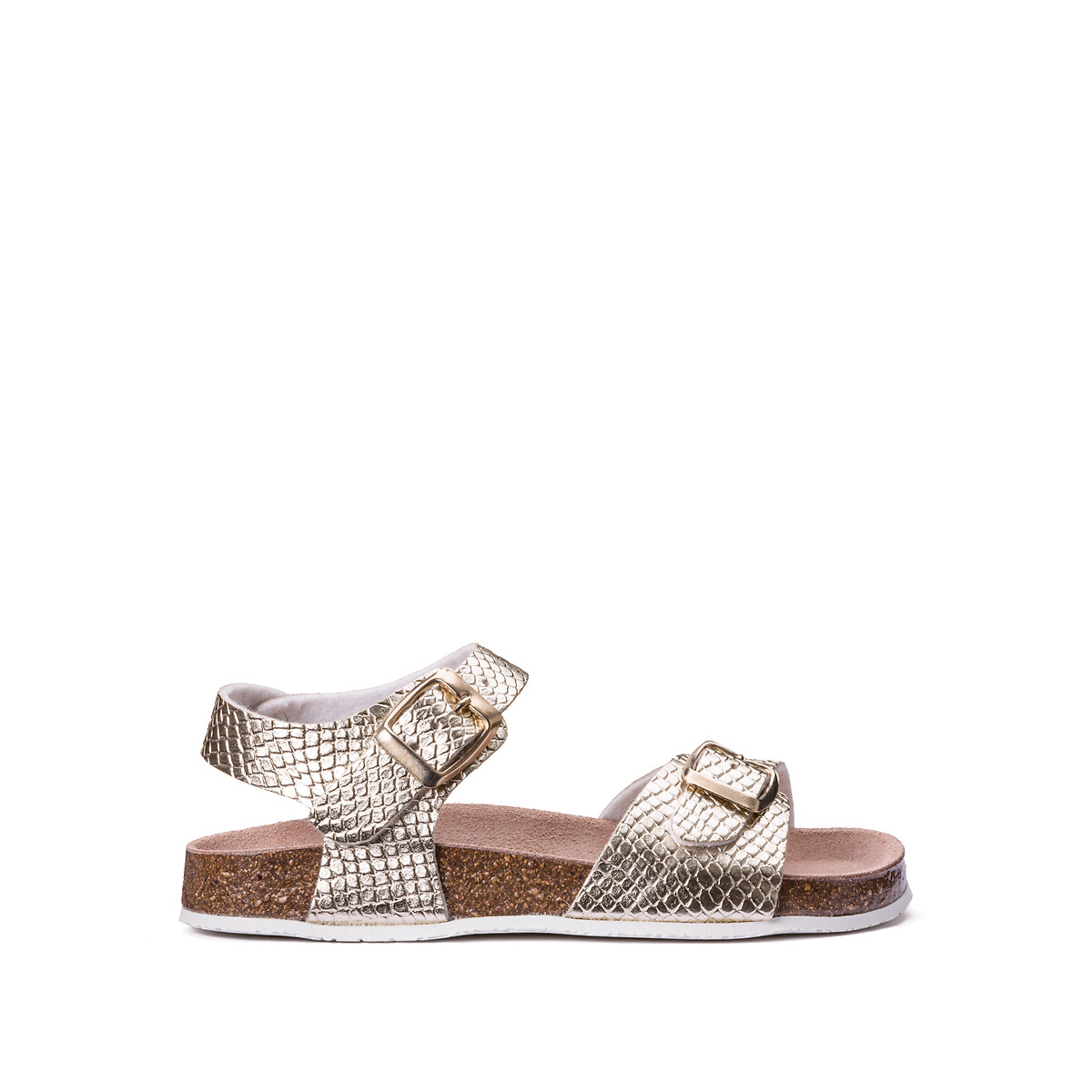 Sandalen mit goldfarbenen Riemen von LA REDOUTE COLLECTIONS