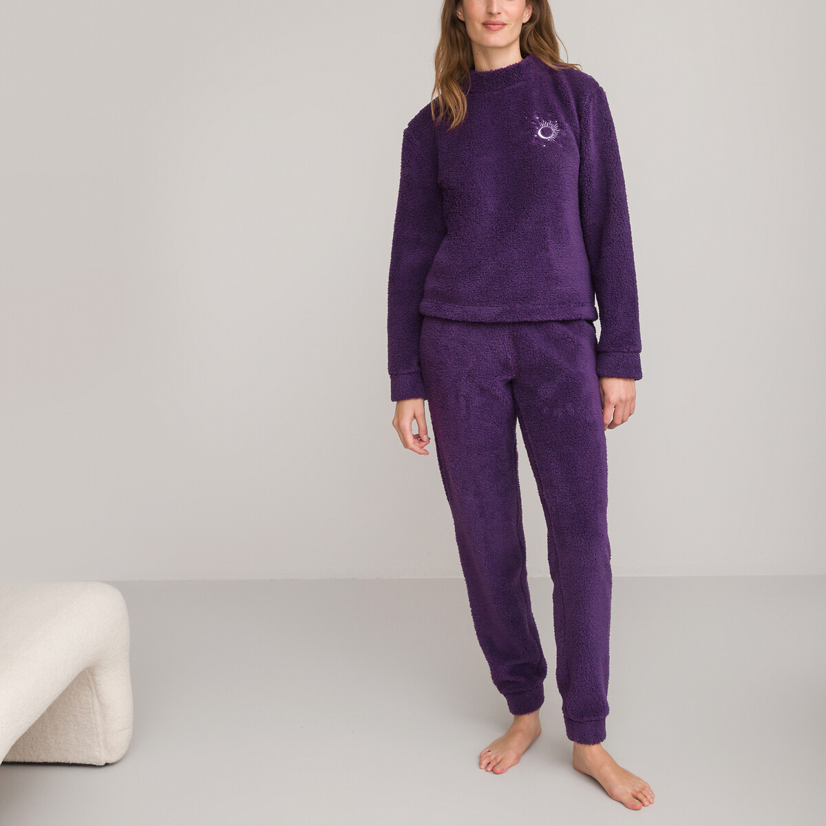 Pyjama aus Teddyfleece von LA REDOUTE COLLECTIONS