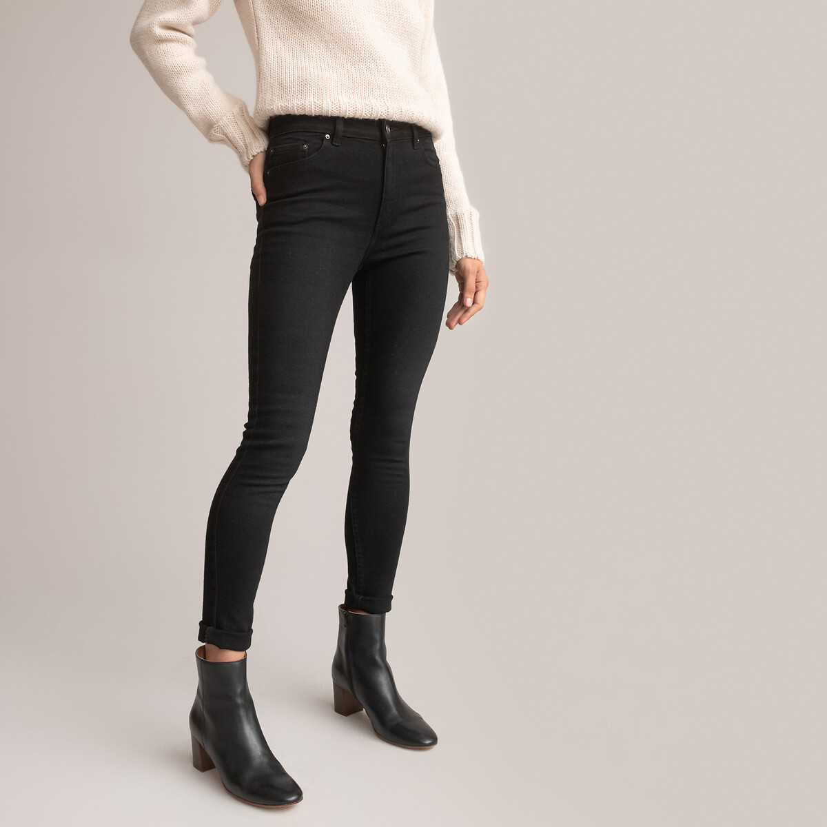 Skinny-Jeans, Bio-Baumwolle von LA REDOUTE COLLECTIONS