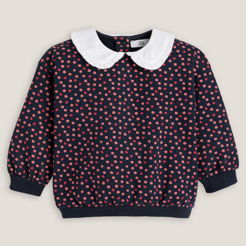 Sweatshirt mit Bubikragen, Blumenmuster von LA REDOUTE COLLECTIONS