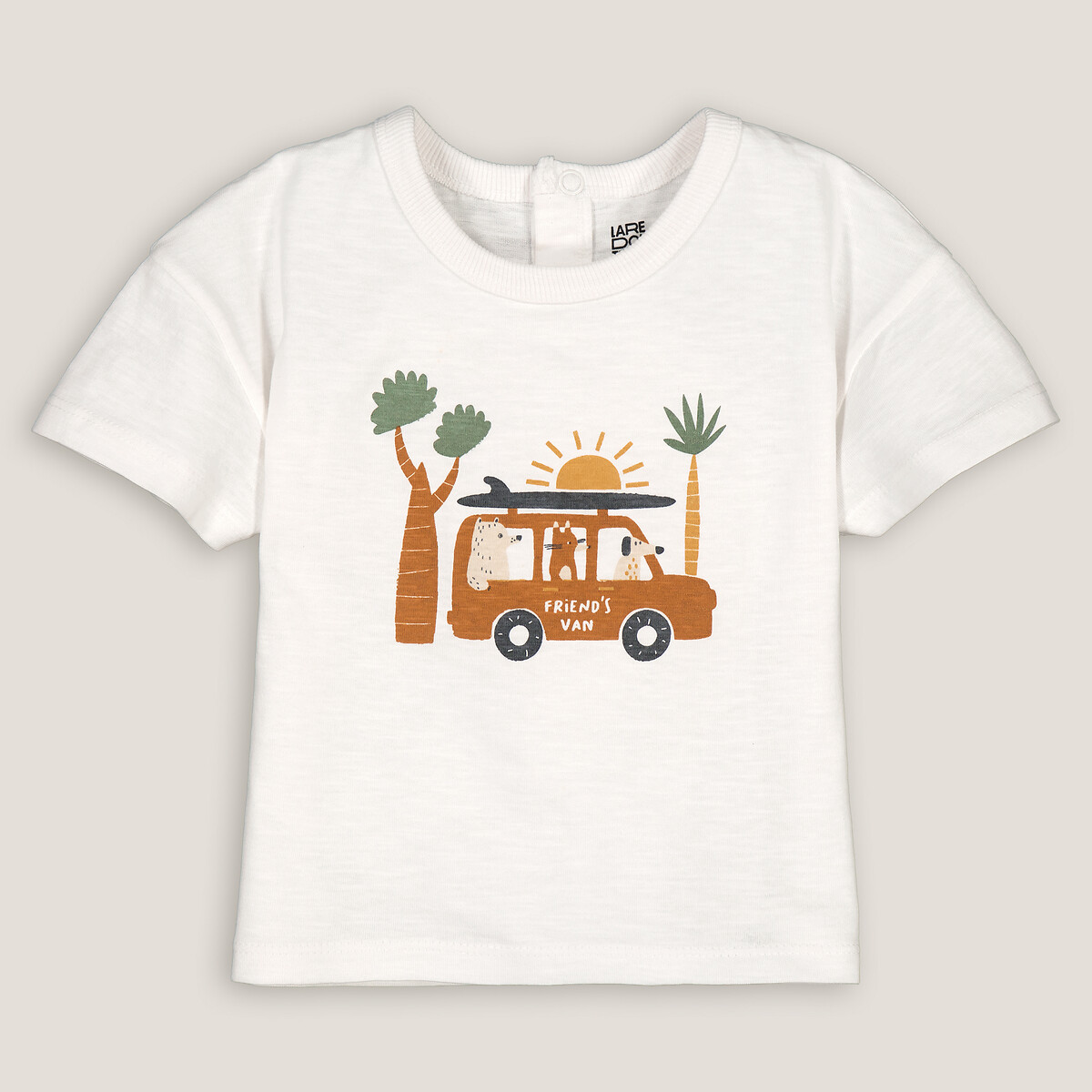 T-Shirt aus Strukturjersey, "Van und Palmen" von LA REDOUTE COLLECTIONS