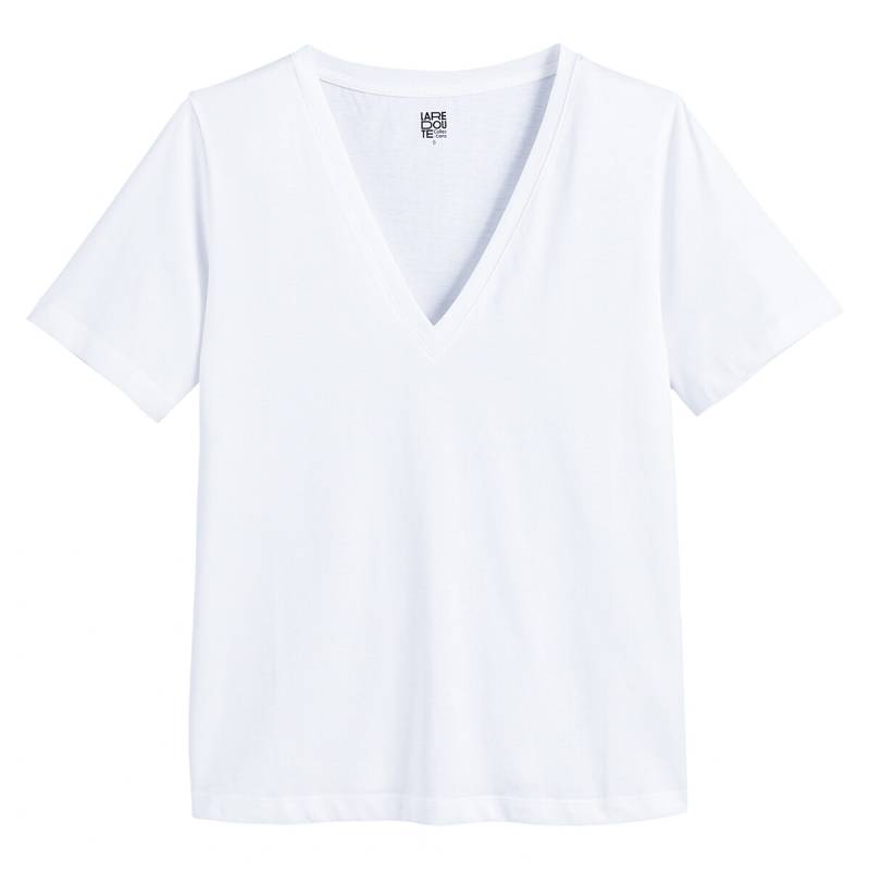 T-Shirt mit V-Ausschnitt, Loose-Fit von LA REDOUTE COLLECTIONS