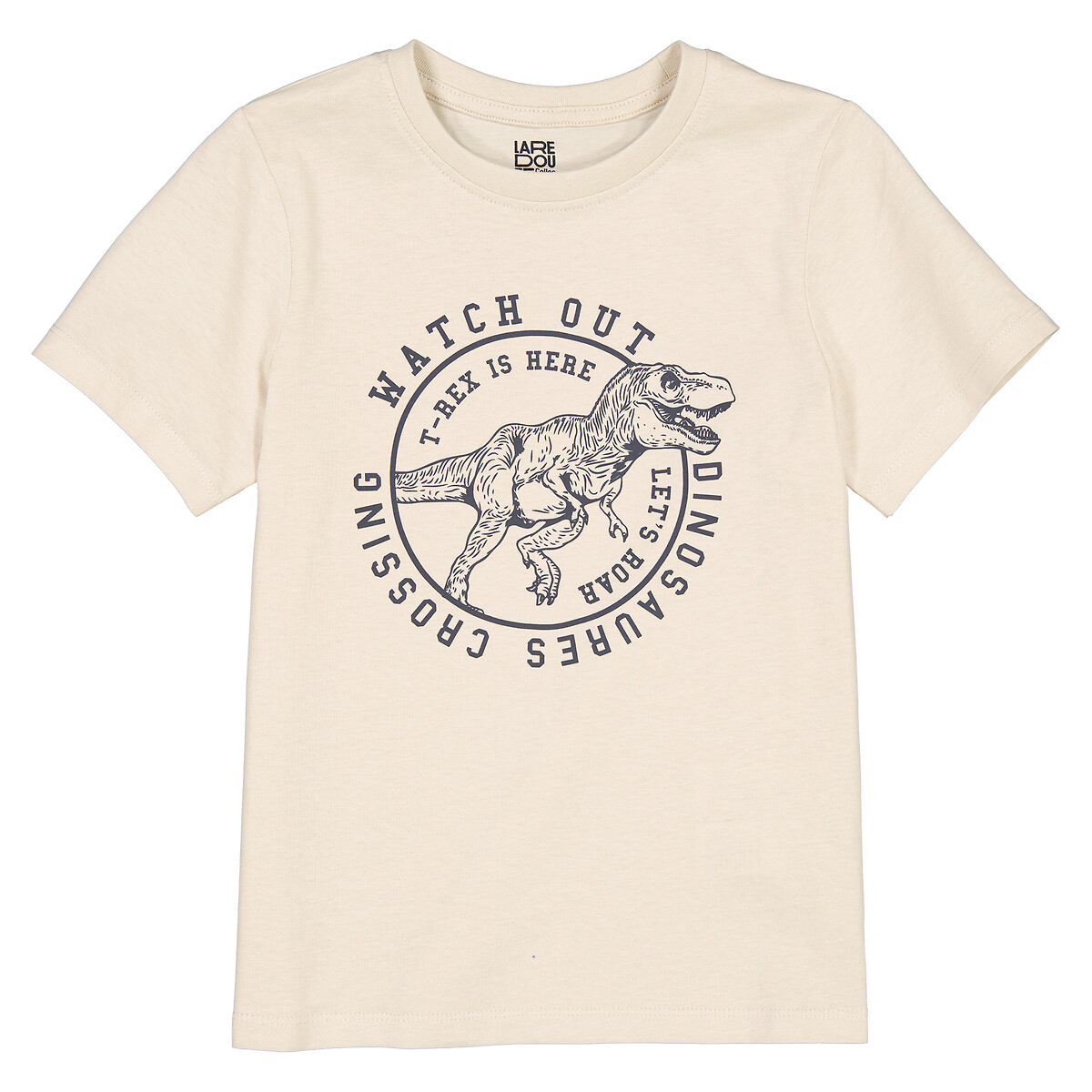 T-Shirt mit rundem Ausschnitt, T-Rex-Motiv von LA REDOUTE COLLECTIONS