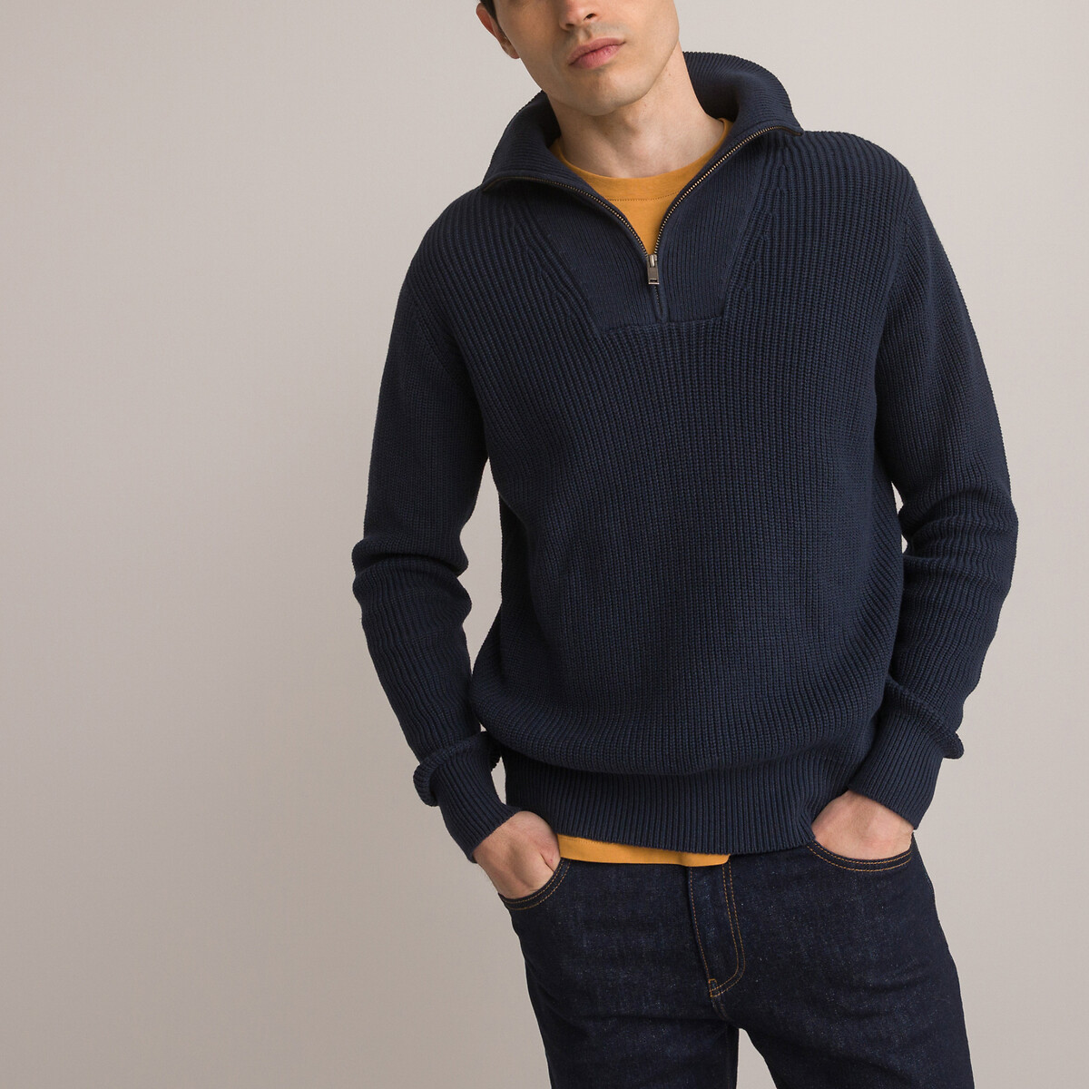 Troyer-Pullover aus 100% Baumwolle von LA REDOUTE COLLECTIONS