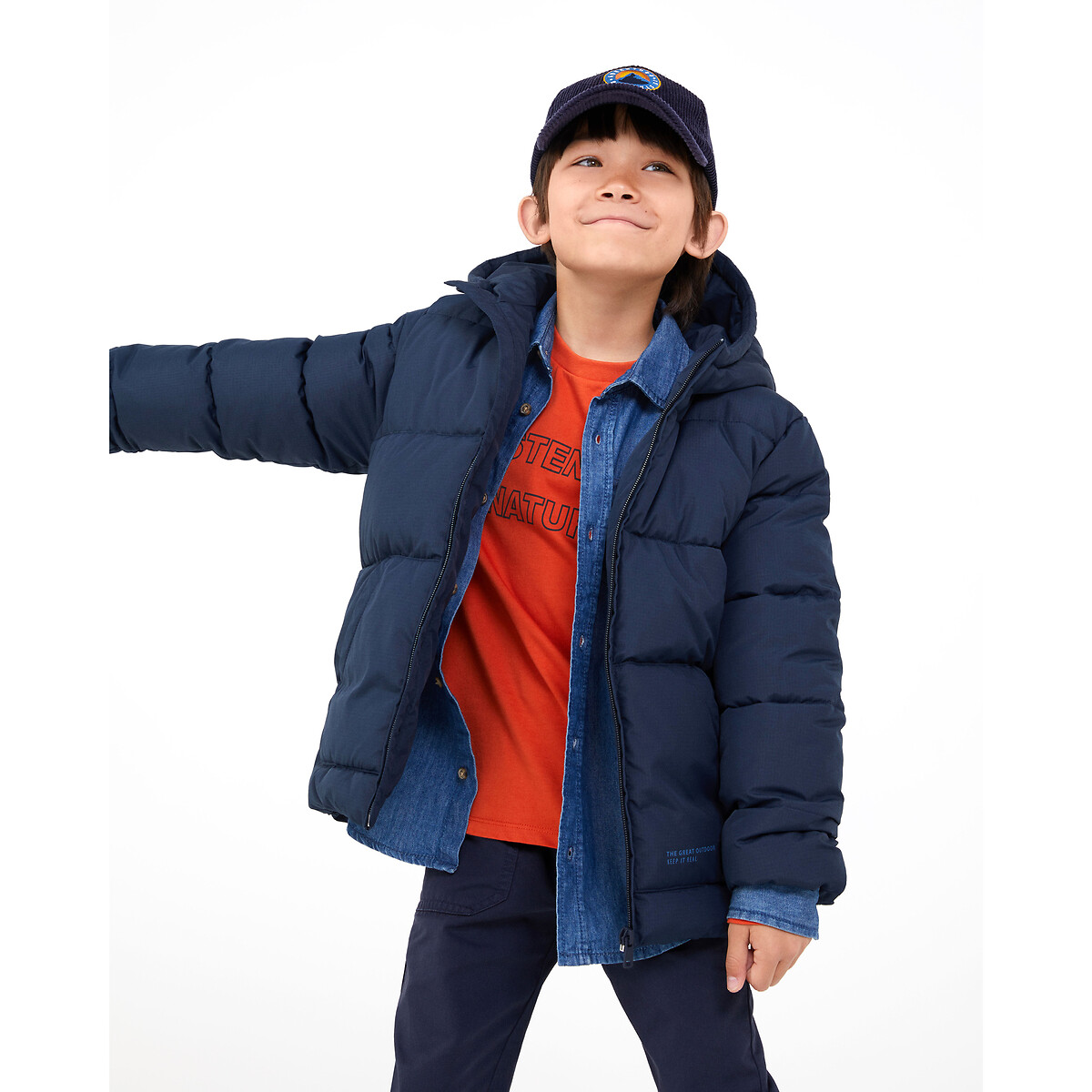 Warme Steppjacke mit Kapuze und Fleecefutter von LA REDOUTE COLLECTIONS