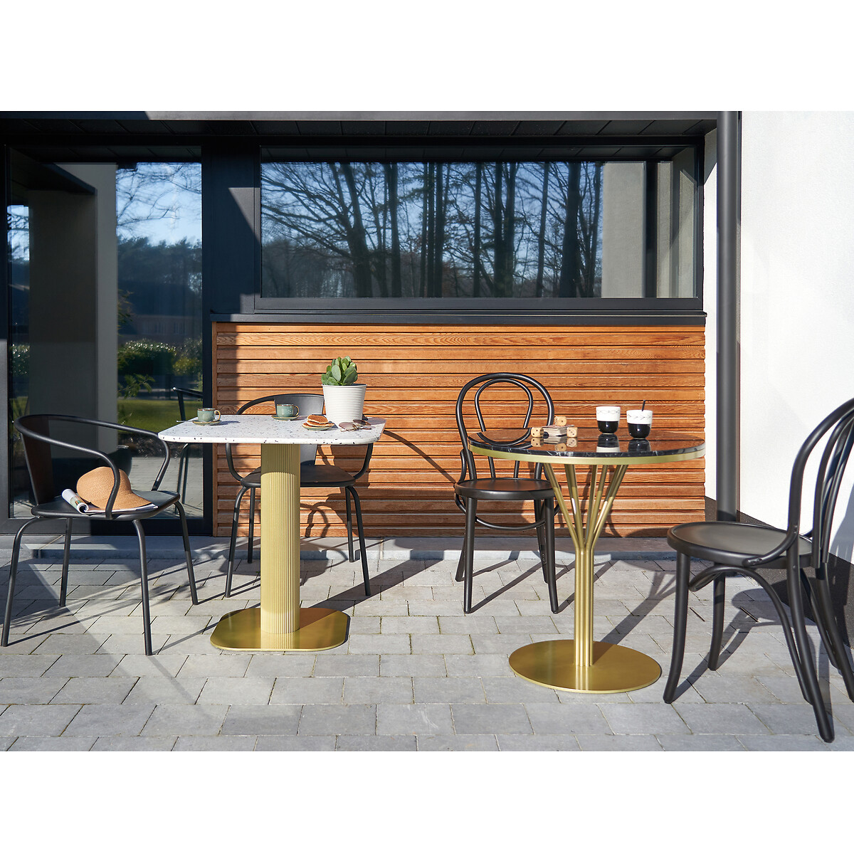 2er-Set Gartenstühle Oblice, Stahl von LA REDOUTE INTERIEURS