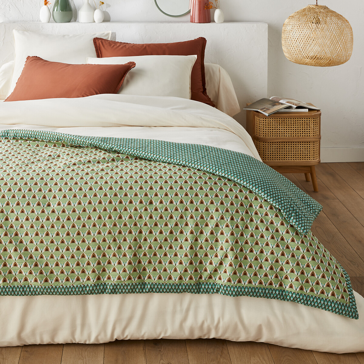 Bettdecke aus gewaschener Baumwolle Kheper von LA REDOUTE INTERIEURS