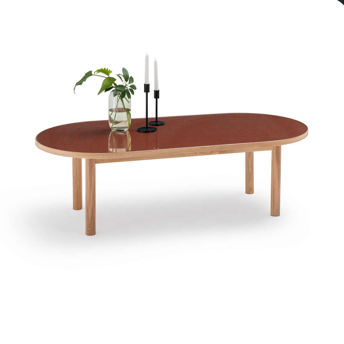 Couchtisch Evergreen, Eiche und Glas von LA REDOUTE INTERIEURS