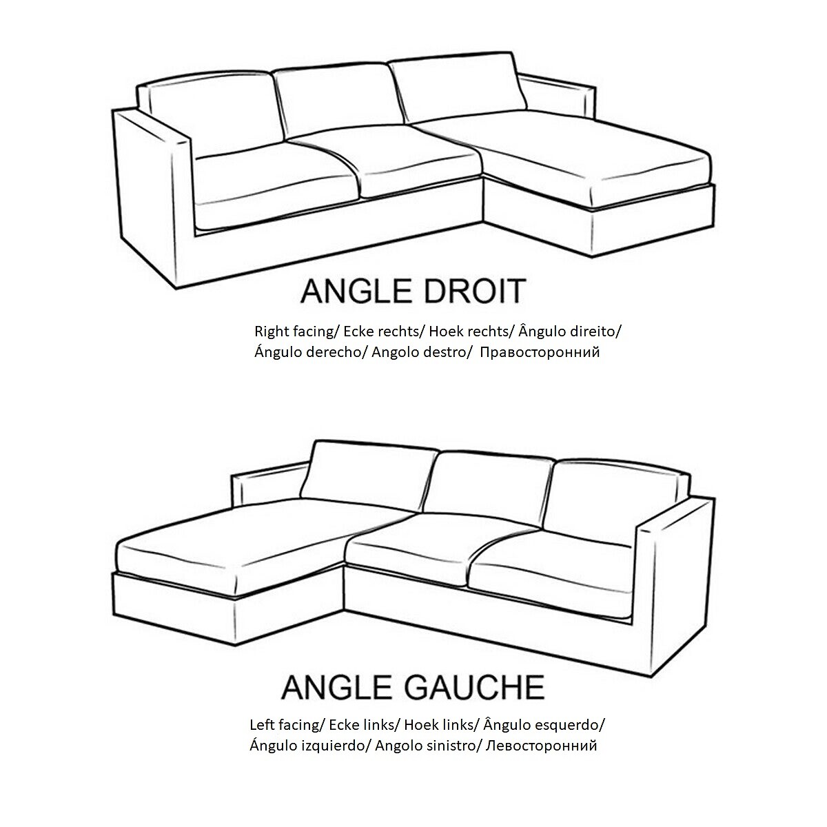 Ecksofa Loméo, Baumwolle/Polyester von LA REDOUTE INTERIEURS