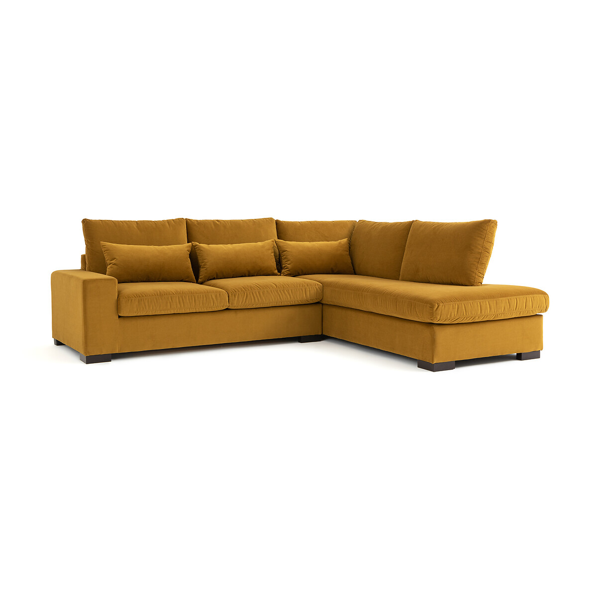 Ecksofa Odessa, Samt, Bultex von LA REDOUTE INTERIEURS