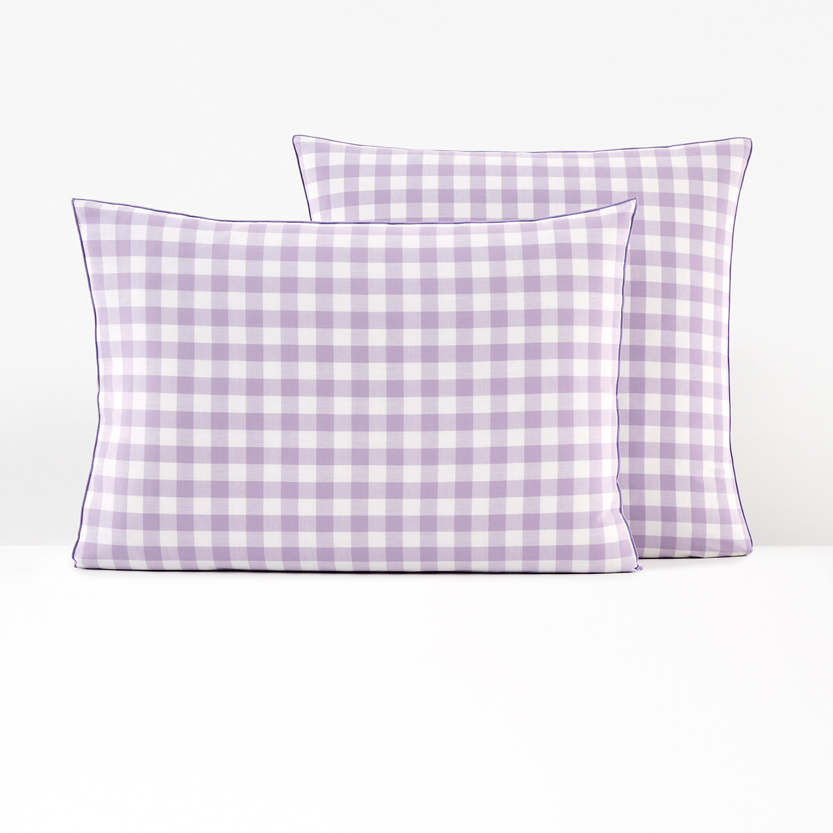 Kissenbezug Veldi violett, Baumwolle von LA REDOUTE INTERIEURS