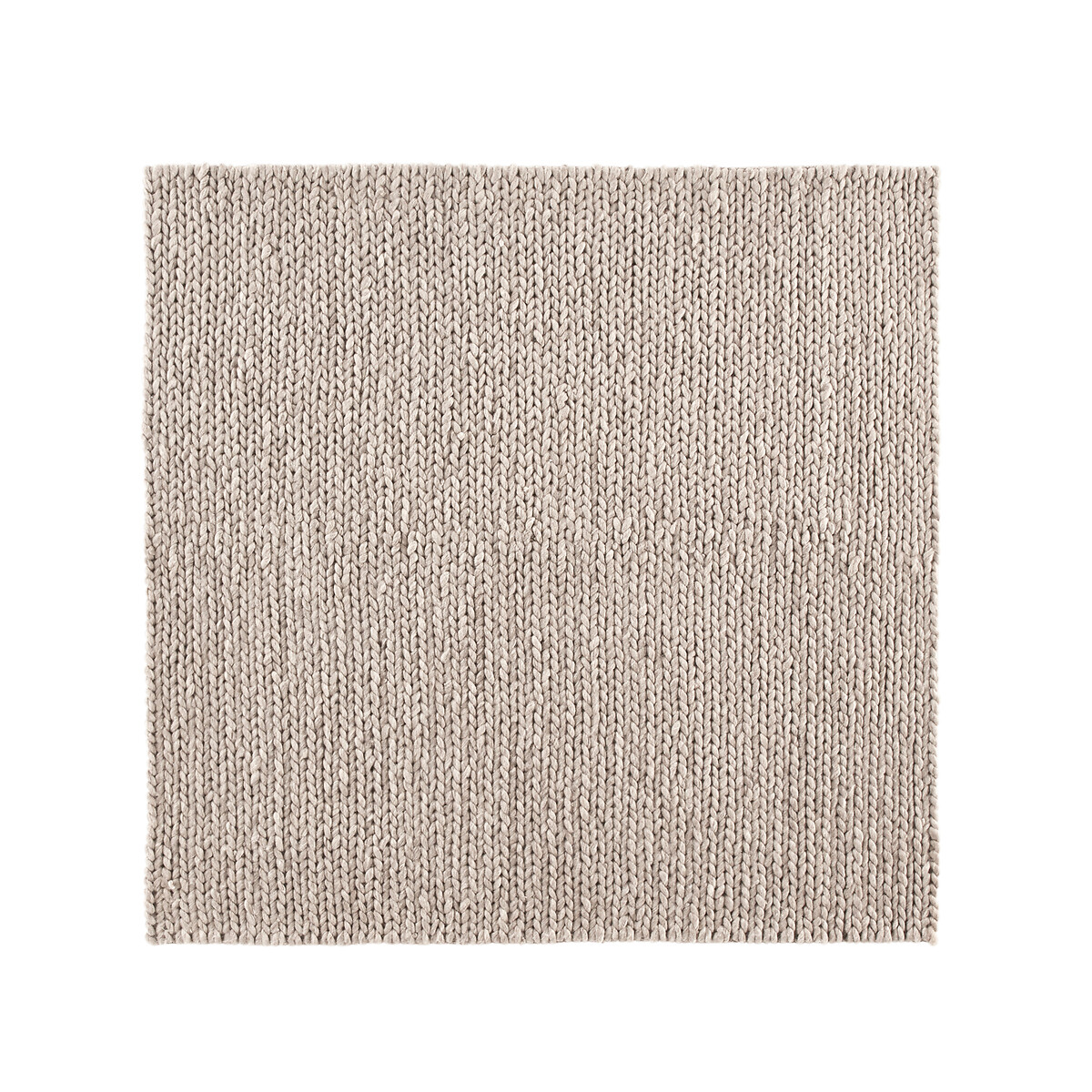 Teppich Diano, quadratisch, Wolle in Strick-Optik von LA REDOUTE INTERIEURS
