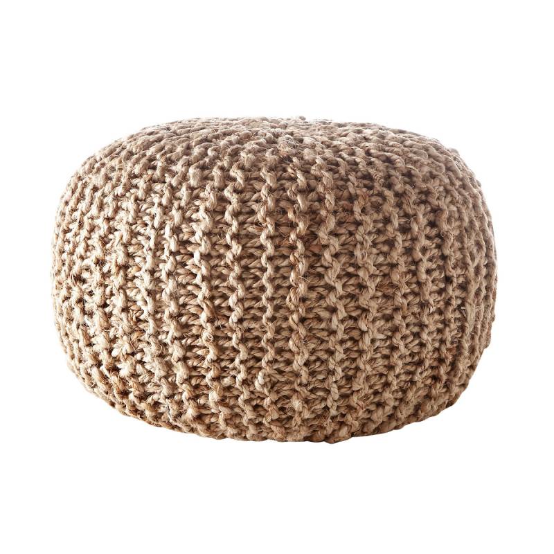 Runder Sitzsack BISHO, geflochtene Jute von LA REDOUTE INTERIEURS