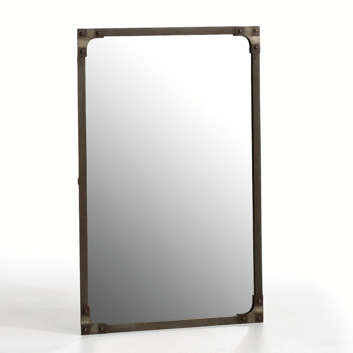 Spiegel Lenaig, rechteckig, Metall, Industrial Style, 60 x 90 cm von LA REDOUTE INTERIEURS
