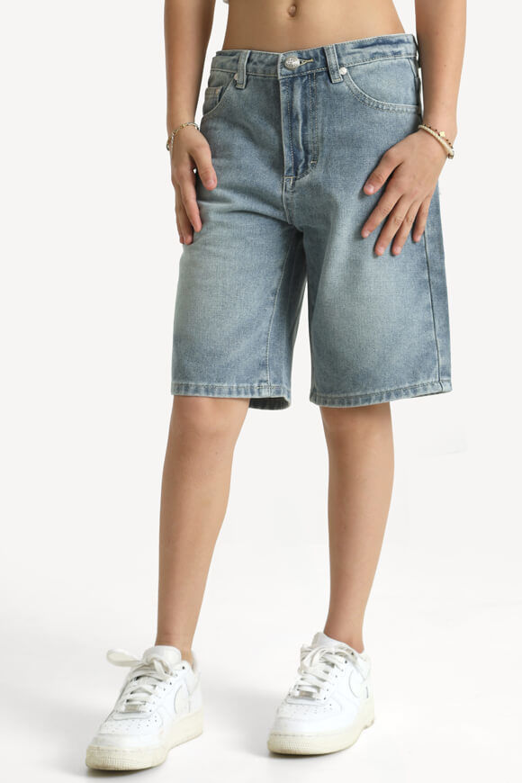 LA SHADY GIRLS Jeansshorts | Gewaschen Blau | Mädchen  | 10 von LA SHADY GIRLS