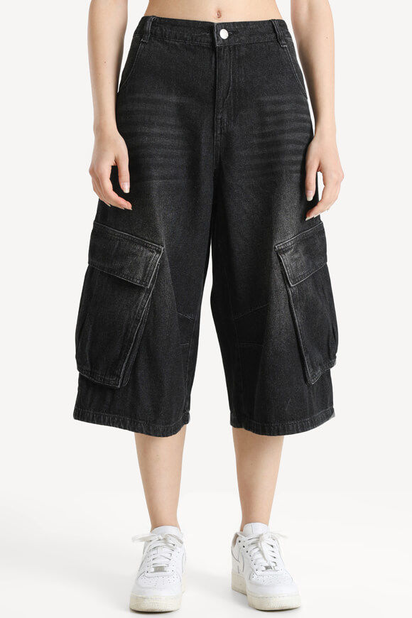 LA SHADY Cargo Jeansshorts | Gewaschen Schwarz | Damen | 32 LA SHADY Cargo Jeansshorts | Gewaschen Schwarz | Damen | 32 von LA SHADY