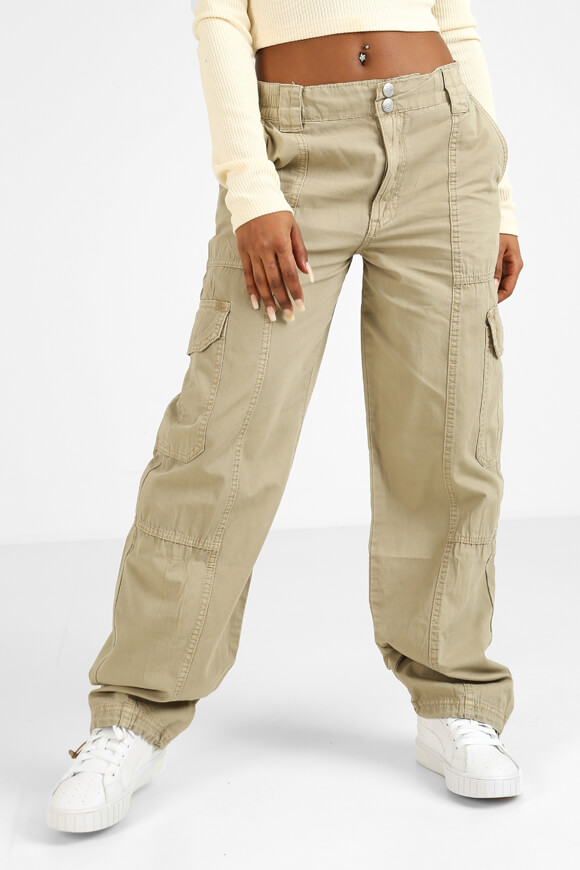 LA SHADY Cargohose | Beige | Damen  | 32 von LA SHADY