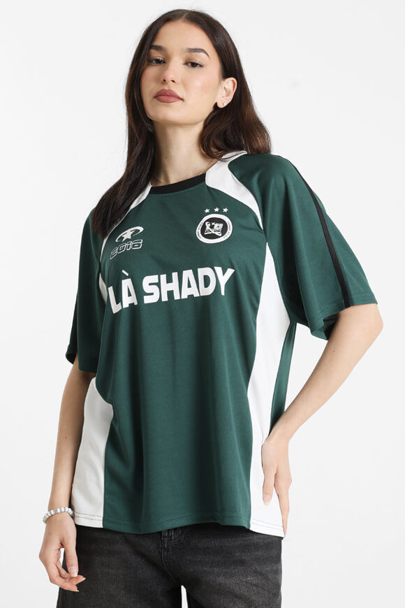 LA SHADY Mesh Oversize T-Shirt | Dunkelgrün | Damen | M LA SHADY Mesh Oversize T-Shirt | Dunkelgrün | Damen | M von LA SHADY
