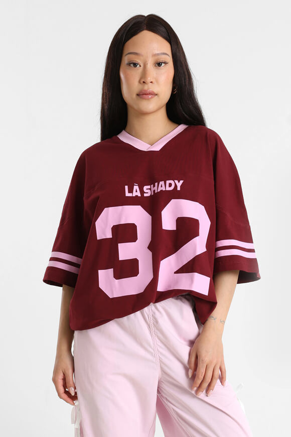 LA SHADY Oversize T-Shirt | Bordeaux | Damen | L LA SHADY Oversize T-Shirt | Bordeaux | Damen | L von LA SHADY