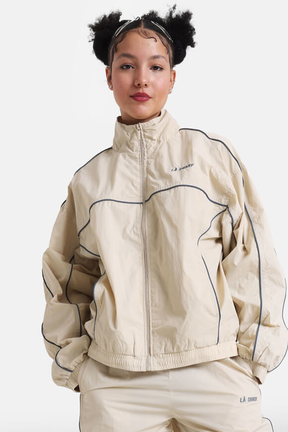 LA SHADY Trainingsjacke | Beige | Damen  | L von LA SHADY