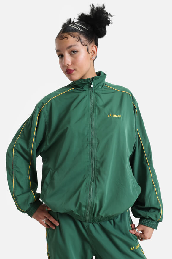 LA SHADY Trainingsjacke | Dunkelgrün | Damen  | L von LA SHADY